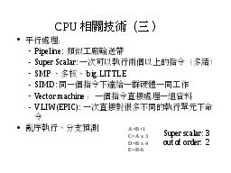 CPU相關技術（三）
