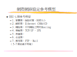 網際網路協定參考模型